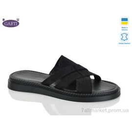 Фотография Шлепки женские облегченные Лето 3174 чорний замш (6 пар р.36-40) "Garti" недорого оптом от прямого поставщика