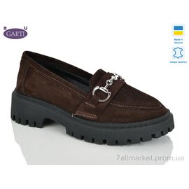 Фотография Туфли женские стильные Весна/осень 419 корич замш (6 пар р.36-40) "Garti" недорого оптом от прямого поставщика