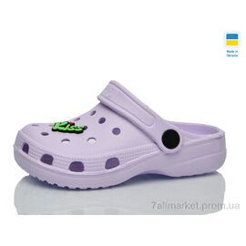 Фотография Шлепки детские летние Лето N017 фіолетовий (6 пар р.30-35) "Lot Shoes" недорого оптом от прямого поставщика