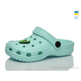 Фотография Шлепки детские летние Лето N017 м'ята (6 пар р.30-35) "Lot Shoes" недорого оптом от прямого поставщика