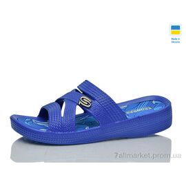 Фотография Шлепки женские облегченные Лето N128 синій (8 пар р.36-41) "Lot Shoes" недорого оптом от прямого поставщика