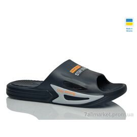 Фотография Шлепки мужские пляжные Лето N243 синій (8 пар р.41-46) "Lot Shoes" недорого оптом от прямого поставщика