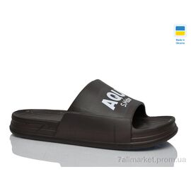 Фотография Шлепки мужские пляжные Лето N106 коричневий (6 пар р.41-45) "Lot Shoes" недорого оптом от прямого поставщика
