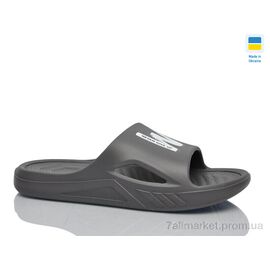 Шльопанці дитячі літні Літо N408 сірий (8 пар р.38-42) "Lot Shoes" недорого оптом від прямого постачальника