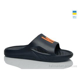 Шльопанці дитячі літні Літо N408 синій (8 пар р.38-42) "Lot Shoes" недорого оптом від прямого постачальника