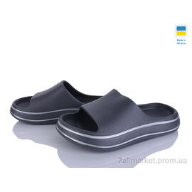 Фотография Шлепки женские облегченные Лето Прогрес П239 графіт (8 пар р.36-41) "Progress" недорого оптом от прямого поставщика