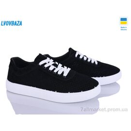 Фотография Кроссовки женские модные Лето B&R 614 чорний (6 пар р.36-41) "Lvovbaza" недорого оптом от прямого поставщика