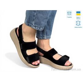 Фотография Босоножки женские летние Лето 4077-25K чорний з. (6 пар р.36-40) "A.N.I.One" недорого оптом от прямого поставщика