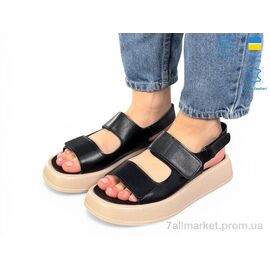 Фотография Босоножки женские летние Лето 4077-59К чорний к. (6 пар р.36-40) "A.N.I.One" недорого оптом от прямого поставщика