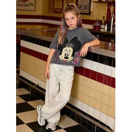 Фотография Футболка детская на девочку 26242 grey р.130-170 "Yalisi" недорого оптом от прямого поставщика