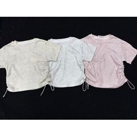 Фотография Футболка детская на девочку 5867 beige р.120-160 "Yalisi" недорого оптом от прямого поставщика