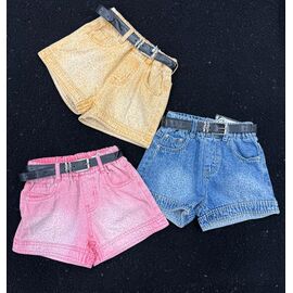 Фотография Шорты детские на девочку 9085 l.blue р.120-170 "Yalisi" недорого оптом от прямого поставщика