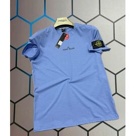 Фотография Футболка мужская 13958 l.blue р.S-2XL "Alex Clothes" недорого оптом от прямого поставщика