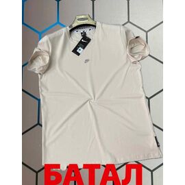 Фотография Футболка мужская 13989 beige р.2XL-6XL "Alex Clothes" недорого оптом от прямого поставщика