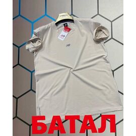 Фотография Футболка мужская 13990 beige р.2XL-6XL "Alex Clothes" недорого оптом от прямого поставщика