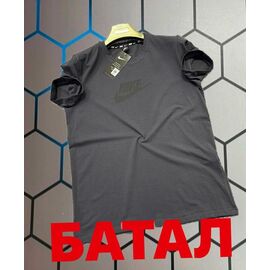 Фотография Футболка мужская 13991 grey р.2XL-6XL "Alex Clothes" недорого оптом от прямого поставщика