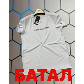 Фотография Футболка мужская 13993 white р.2XL-6XL "Alex Clothes" недорого оптом от прямого поставщика