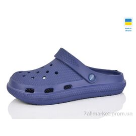 Крокси жіночі літні Літо N98 т.синій (6 пар р.36-41) "Lot Shoes" недорого оптом від прямого постачальника