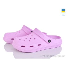 Крокси жіночі літні Літо Крок С98 св.бузок (6 пар р.36-41) "Vladimir" недорого оптом від прямого постачальника