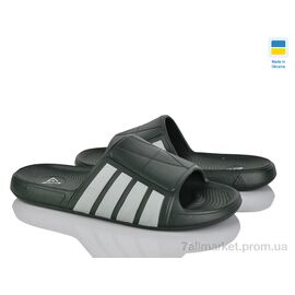 Фотография Шлепки мужские пляжные Лето L145 зелений (8 пар р.41-45) "Inblue" недорого оптом от прямого поставщика