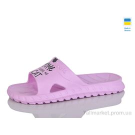 Шльопанці жіночі полегшені Літо 74 св.бузок (6 пар р.36-41) "Lot Shoes" недорого оптом від прямого постачальника