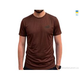 Фотография Футболка мужская Лето 6PU т.шоколад (5 шт. р.сетка 46-54) "Margo" недорого оптом от прямого поставщика