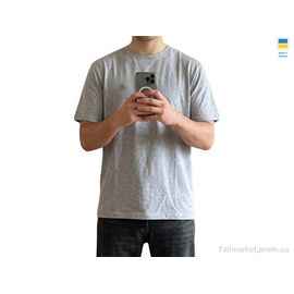 Фотография Футболка мужская Лето 06AD сірий (5 шт. р.сетка 56-64) "Margo" недорого оптом от прямого поставщика