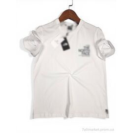 Фотография Футболка мужская Лето 1015 білий з чорним (5 шт. р.сетка S-2XL) "Alisa Brand" недорого оптом от прямого поставщика