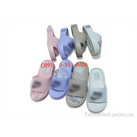 Фотография Шлепки детские летние Лето C891 mix (12 пар р.30-35) "Rai shoes" недорого оптом от прямого поставщика