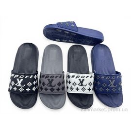Фотография Шлепки мужские пляжные Лето NUO2064 mix (12 пар р.40-45) "Rai shoes" недорого оптом от прямого поставщика