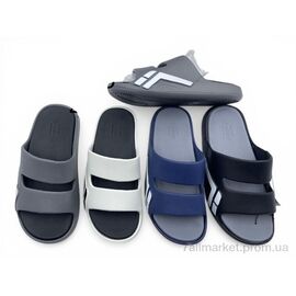 Фотография Шлепки мужские пляжные Лето NUO2001 mix (12 пар р.40-45) "Rai shoes" недорого оптом от прямого поставщика