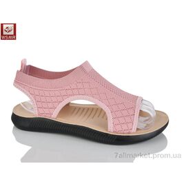 Фотография Босоножки женские летние Лето F06-10 (8 пар р.37-42) "WSMR" недорого оптом от прямого поставщика