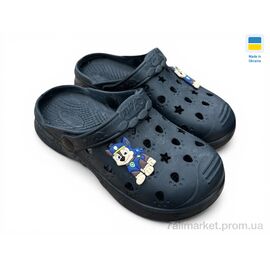 Фотография Кроксы детские летние Лето 81-82 синій (6 пар р.24-33) "Rai shoes" недорого оптом от прямого поставщика