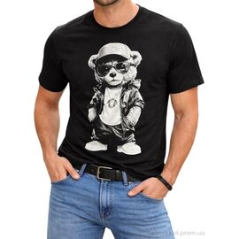 Футболка чоловіча Літо 240 чорний (5 шт. р.сіткаM-3XL) "Алия" недорого оптом від прямого постачальника