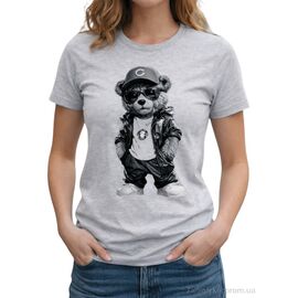 Фотография Футболка женская Лето 242 сірий (5 шт. р.сетка M-3XL) "Алия" недорого оптом от прямого поставщика