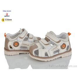 Фотография Сандалии детские летние Лето ZA2265-2 khaki (6 пар р.19-24) "Clibee-Doremi" недорого оптом от прямого поставщика