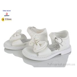 Фотография Босоножки детские летние Лето AB705-3 white (6 пар р.26-31) "Clibee-Doremi" недорого оптом от прямого поставщика