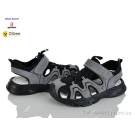 Фотография Сандалии детские летние Лето AC730-2 grey (6 пар р.32-37) "Clibee-Doremi" недорого оптом от прямого поставщика