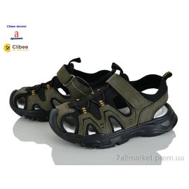 Фотография Сандалии детские летние Лето AC730-3 green-yellow (6 пар р.32-37) "Clibee-Doremi" недорого оптом от прямого поставщика