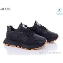 Фотография Кроссовки женские модные Весна/осень M03 black (8 пар р.36-41) "Ailaifa" недорого оптом от прямого поставщика