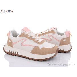 Фотография Кроссовки женские модные Весна/осень DD05 khaki (8 пар р.36-41) "Ailaifa" недорого оптом от прямого поставщика