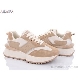 Фотография Кроссовки женские модные Весна/осень A867 khaki (8 пар р.36-41) "Ailaifa" недорого оптом от прямого поставщика
