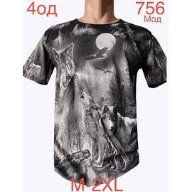 Футболка чоловіча ND1150-756 grey р.M-2XL "EMRE" недорого оптом від прямого постачальника