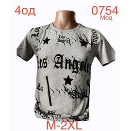 Фотография Футболка мужская ND1154-0754 grey р.M-2XL "EMRE" недорого оптом от прямого поставщика