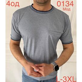 Фотография Футболка мужская ND1204-0134 grey р.L-3XL "EMRE" недорого оптом от прямого поставщика