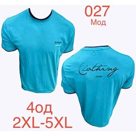 Фотография Футболка мужская ND1209-027 l.blue р.2XL-5XL "EMRE" недорого оптом от прямого поставщика