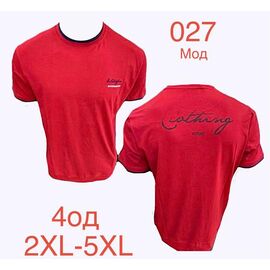 Фотография Футболка мужская ND1212-027 red р.2XL-5XL "EMRE" недорого оптом от прямого поставщика