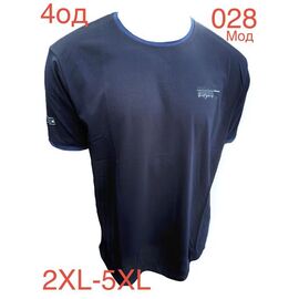 Фотография Футболка мужская ND1223-028 navy р.2XL-5XL "EMRE" недорого оптом от прямого поставщика