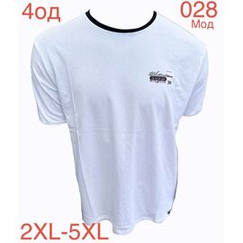 Фотография Футболка мужская ND1225-028 white р.2XL-5XL "EMRE" недорого оптом от прямого поставщика