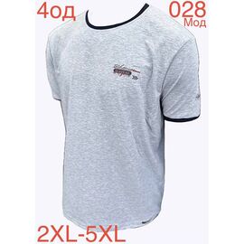Фотография Футболка мужская ND1226-028 grey р.2XL-5XL "EMRE" недорого оптом от прямого поставщика